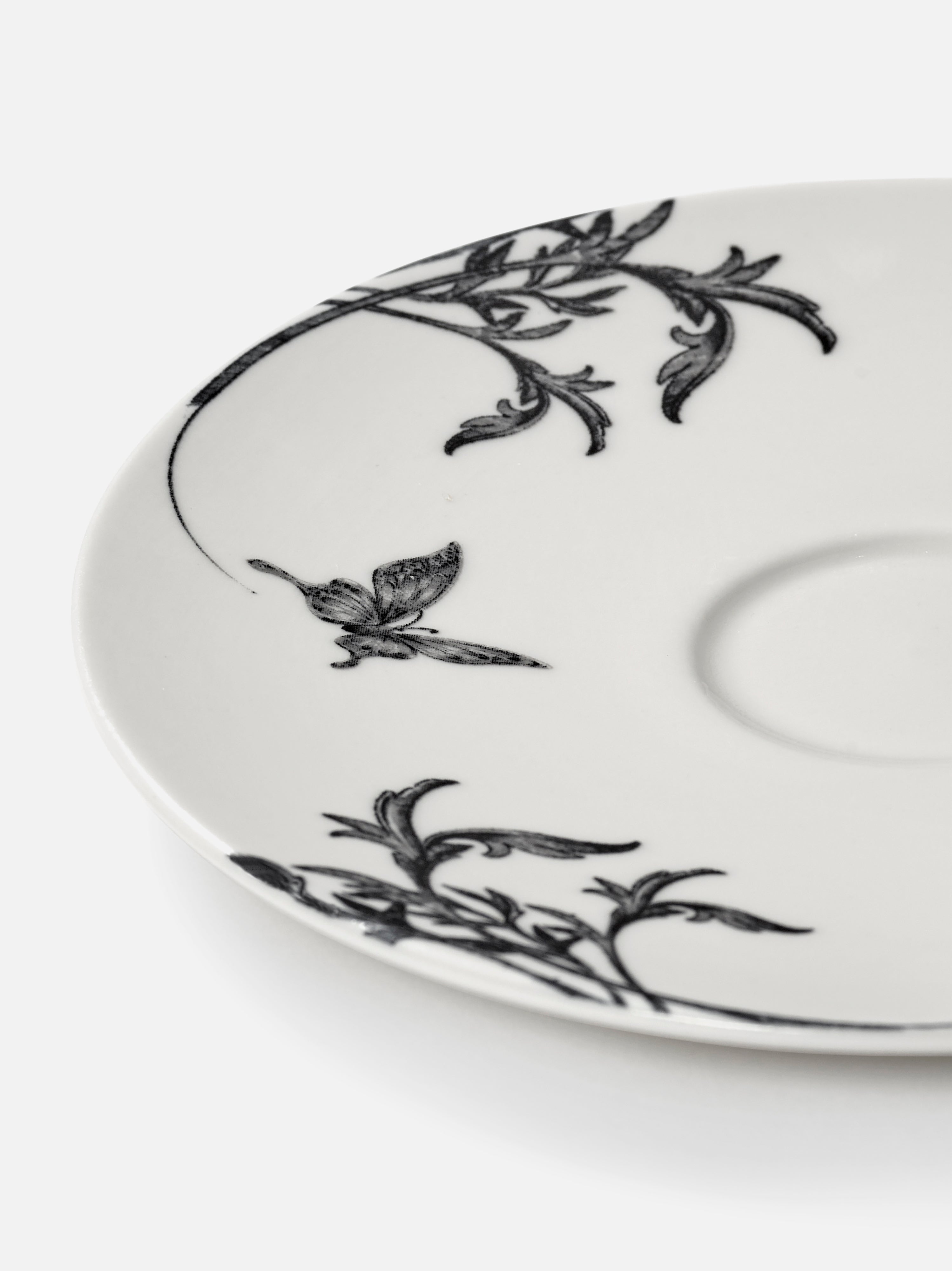 SERAX SAUCER CAPPUCCINO BUTTERFLY BALLET